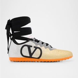 Valentino Women's Glitter Sneakers Size 36